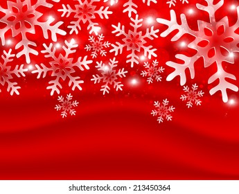 Christmas snow background