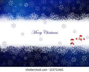 Christmas snow background
