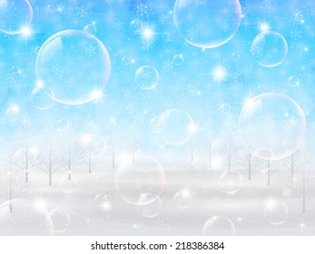 Christmas snow background