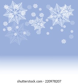 Christmas snow background.