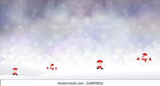 Christmas snow background