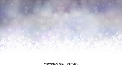 Christmas snow background