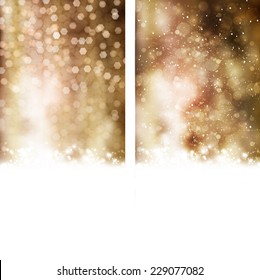 Christmas snow background