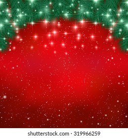 Christmas snow background