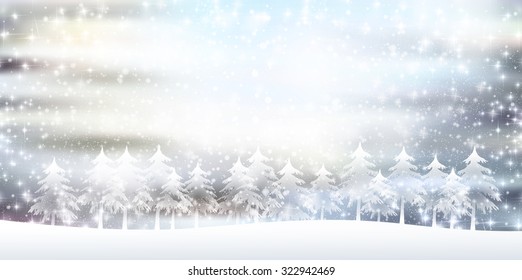 Christmas snow background