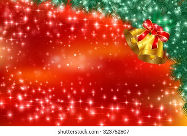 Christmas snow background