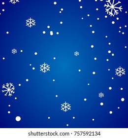 Christmas Snow background.