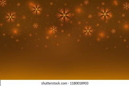 Christmas snow background. Falling snowflakes. Vector illustration.