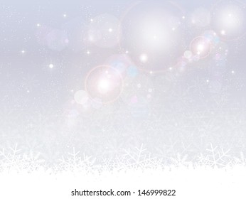 Christmas snow background sky