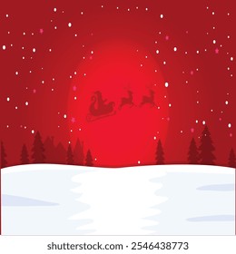 Christmas snow background vector file