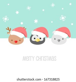 Christmas Snow Card