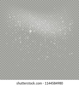 Christmas snow falling overlay effect. EPS 10
