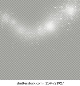 Christmas snow falling overlay effect. EPS 10
