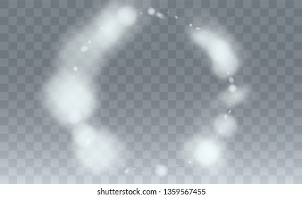 Christmas Snow Flakes Background. Happy Winter Holiday Illustration Template. Glitter Snowflakes Background. Fantasy  Snowstorm Illustration Design.