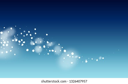 Christmas Snow Flakes Background. Christmas Magic Illustration. Glitter White Snow Background. Fantasy  Snowstorm Illustration Design.