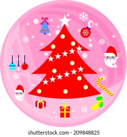 Christmas snow globe