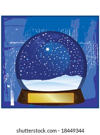 Christmas Snow Globe Electric