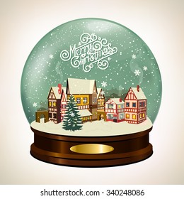 2021 Christmas Village Snow Globes