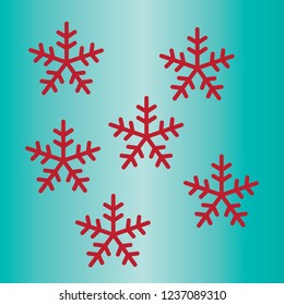 Christmas snow icon