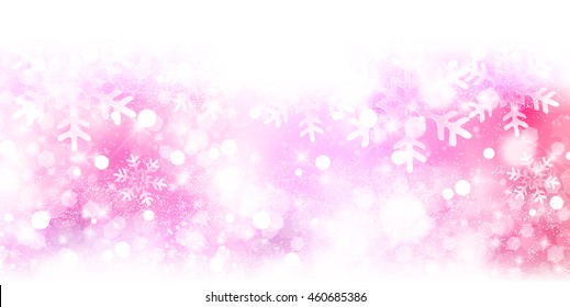 Christmas snow landscape background