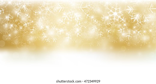 Christmas snow landscape background