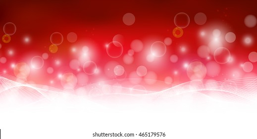 Christmas snow light background