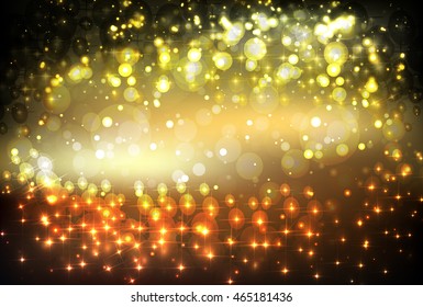 Christmas snow light background