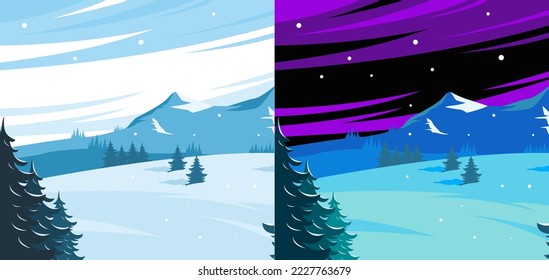 christmas snow mountain outdoor pattern Design 237 background texture