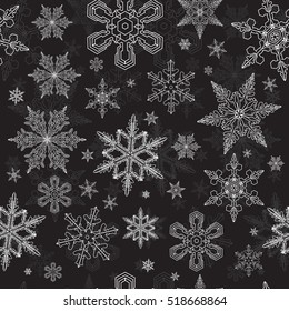 Christmas Snow pattern.
snowflakes