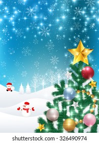 Christmas snow Santa