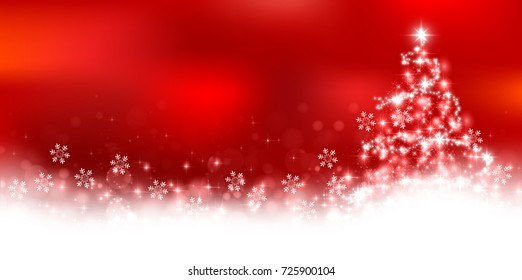 Christmas Snow Scenery Background