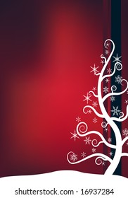 Christmas Snow Tree