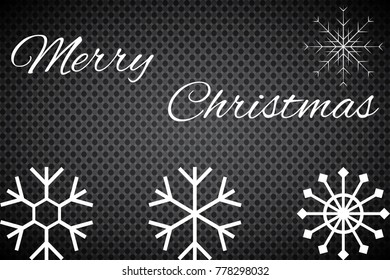 Christmas snow vector icon set