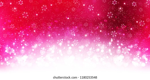 Christmas snow Winter background