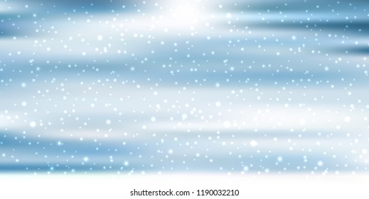 Christmas snow Winter background