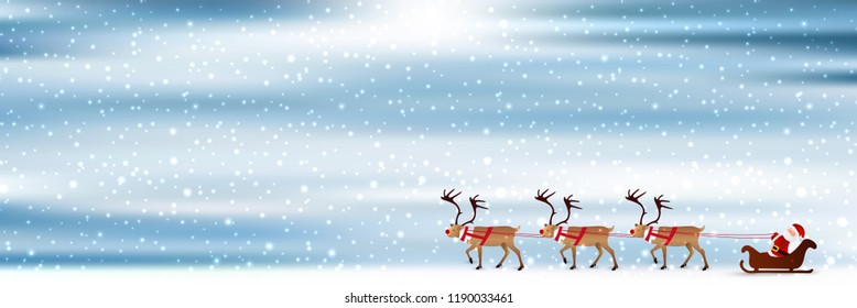 Christmas snow Winter background