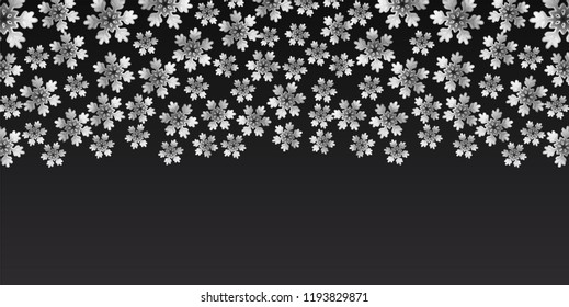 Christmas snow Winter background