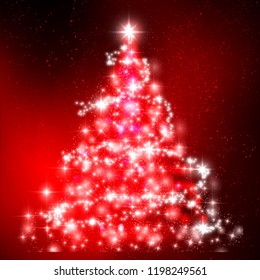 Christmas snow Winter background