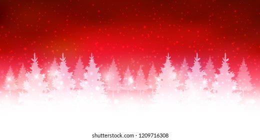 Christmas snow Winter background