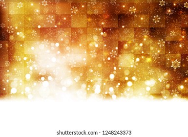 Christmas snow Winter background