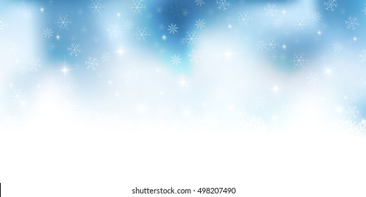 Christmas snow winter background