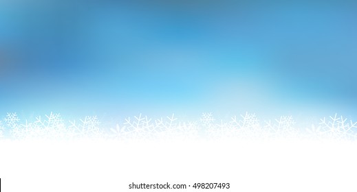 Christmas snow winter background