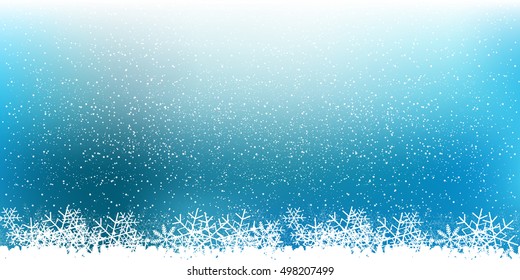 Christmas snow winter background