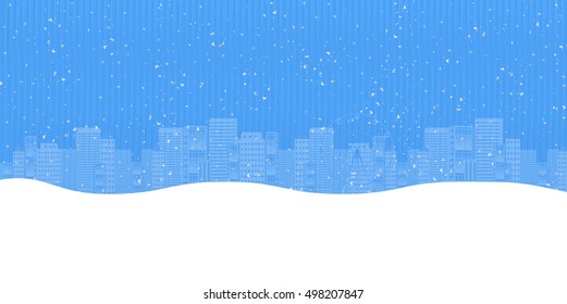 Christmas snow winter background