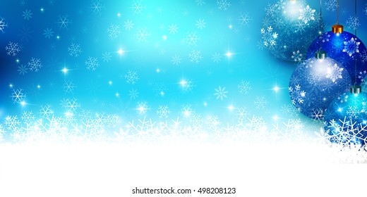 Christmas snow winter background