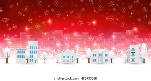 Christmas snow winter background