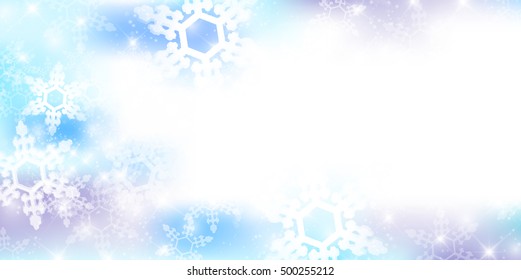 Christmas snow winter background