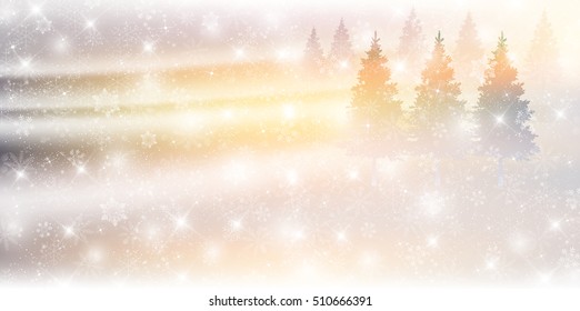 Christmas snow winter background
