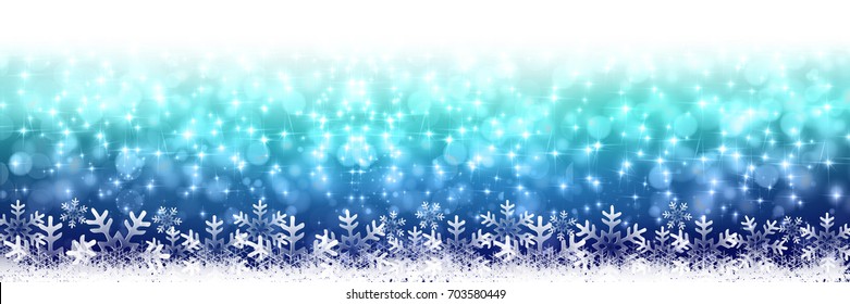 Christmas snow Winter background