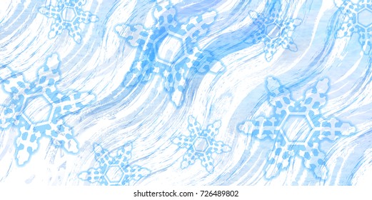 Christmas snow Winter background